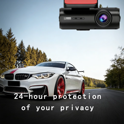 Dual Lens 4K Car Dash Camera with Rear Camera, WiFi and Loop Recording