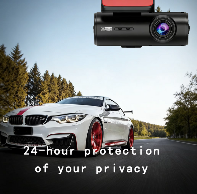 Dual Lens 4K Car Dash Camera with Rear Camera, WiFi and Loop Recording