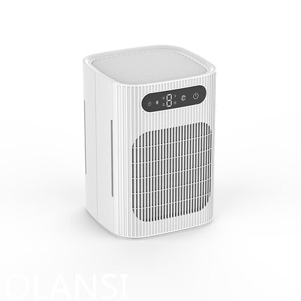 Portable Rechargeable Air Purifier with Dual Air Inlets and 3 Speed Control