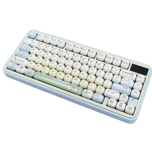 Mechanical Keyboard Keycap Set 128 Keys PBT Dye-Sublimated MOG Profile – Durable & Comfortable Typing Upgrade