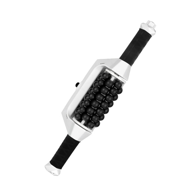 Electric Handheld Muscle Massage Roller with Adjustable Speed & Dual Handles