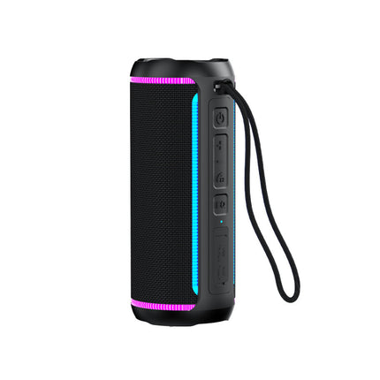 Portable 50W Bluetooth Speaker with RGB LED Lights, IPX6 Waterproof, 12 Hour Playtime