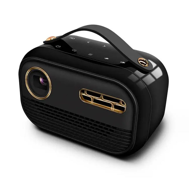 Compact Mini DLP Projector with Android 9.0, Wireless Screen Sharing and Auto Keystone