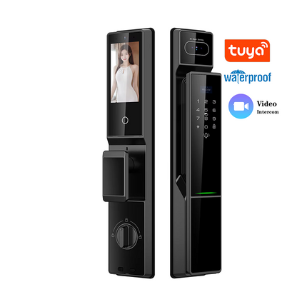 Smart WiFi Biometric Door Lock with 3D Face ID, Fingerprint & Camera