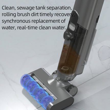 Cord-Free Floor Washer & Vacuum with Smart Display, Auto Self-Cleaning and PTC Hot Air Drying