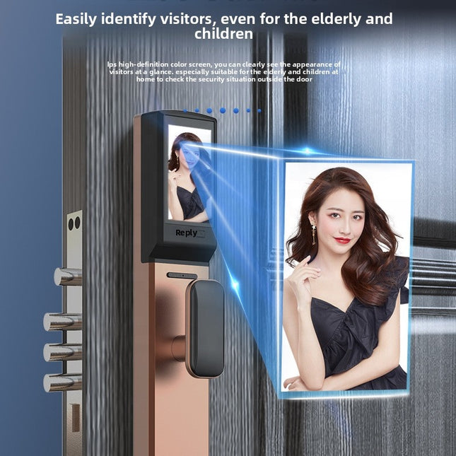 Smart Electronic Door Lock with Facial Recognition, Remote Access and Built-in Camera
