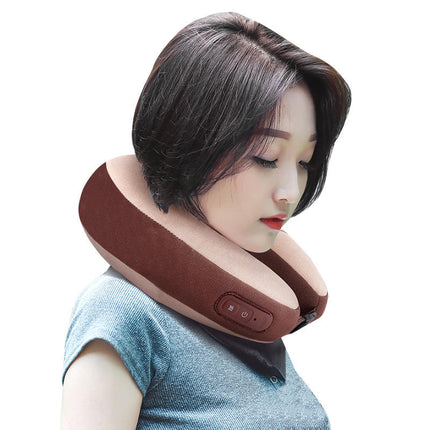 Smart Inflatable Neck Pillow for Home Office Relaxing Massage