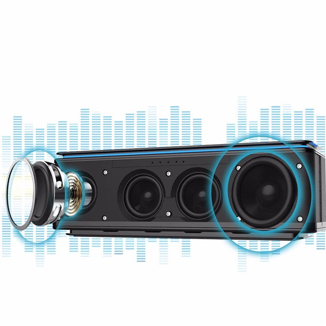 Cordless 12W Bluetooth Speaker with Mobile Charging & 15-Hour Battery Life