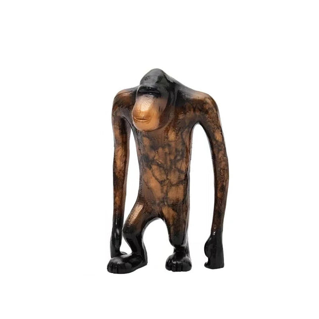 Artistic Resin Gorilla Sculpture for Stylish Interior Décor