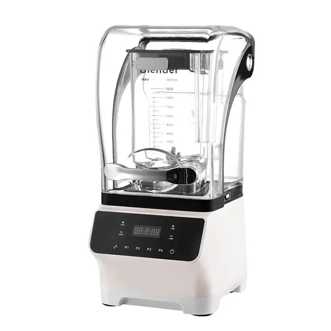 1.8L Commercial Blender with 8-Blade Stainless Steel Cutter, Digital Controls and Overload Protection