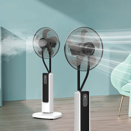 Smart Pedestal Cooling Fan with Water Mist System & Remote Control – 2L Reservoir