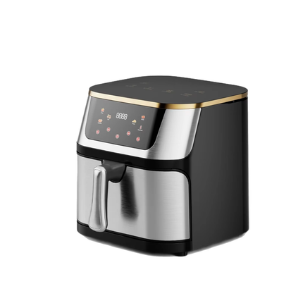 12L Stainless Steel Electric Air Fryer Oven with Digital Touch Control and Multi-Function Cooking