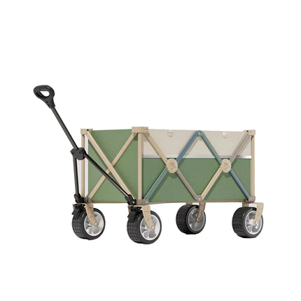Portable Folding Utility Wagon for Camping, Travel, and Daily Carrying Needs