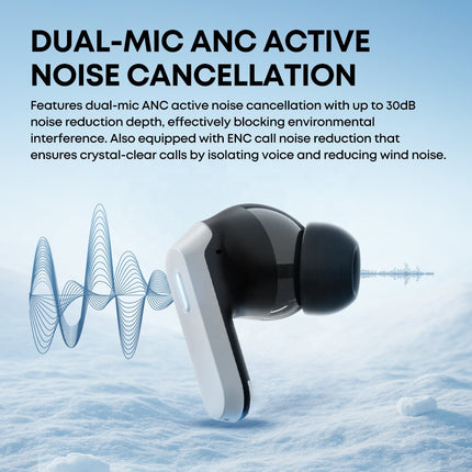 Bluetooth Gaming Earbuds with ANC, ENC & Ultra-Low 45ms Delay – 26H Battery Life