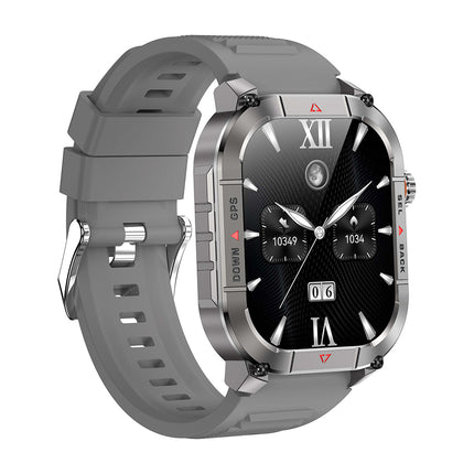 1.96in AMOLED Outdoor Smart Watch with Bluetooth Calling, SOS Alert, Compass and IP68 Waterproof Design