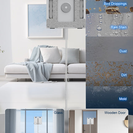 Automatic Window Cleaning Robot with App Control and Multiple Cleaning Modes for Glass Surfaces
