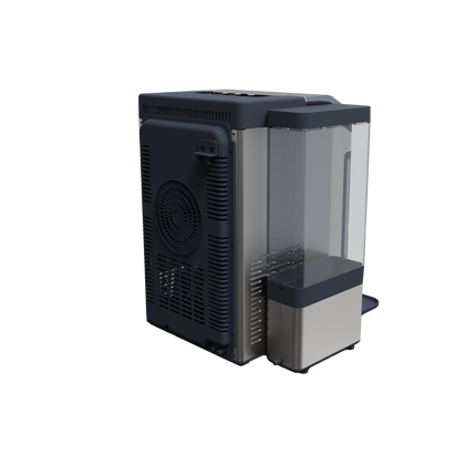 Portable Electric Crushed Ice Maker Stainless Steel 15kg/Day for Home, Office, Bar