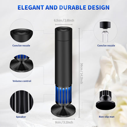 150ml Vertical Smart Scent Diffuser Aluminum Alloy Aroma Fragrance Machine for Indoor Spaces