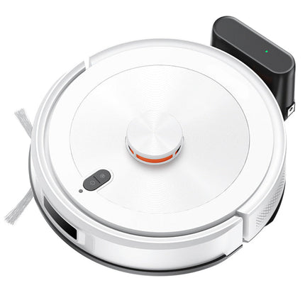 Smart Robot Vacuum and Mop with Laser Navigation, 4500Pa Suction, 140-Minute Runtime, Auto Recharge
