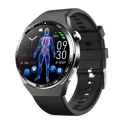 Smart Fitness Tracker Watch with Heart Rate, Blood Pressure, ECG & Activity Monitoring