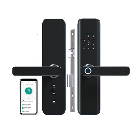 Smart Hotel Door Lock with Fingerprint, RFID, Password, and WiFi Control