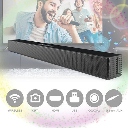 20W Bluetooth Soundbar Speaker for TV, PC & Home Entertainment System