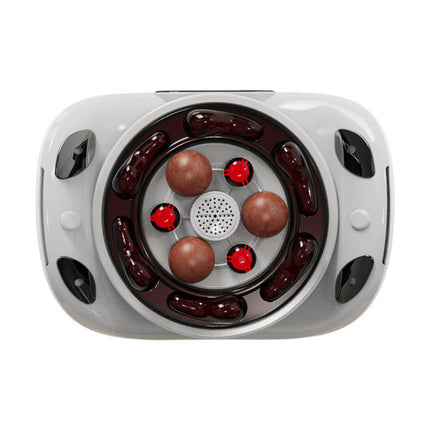 Portable Abdominal Massage Device with Adjustable Intensity and Moxibustion Support