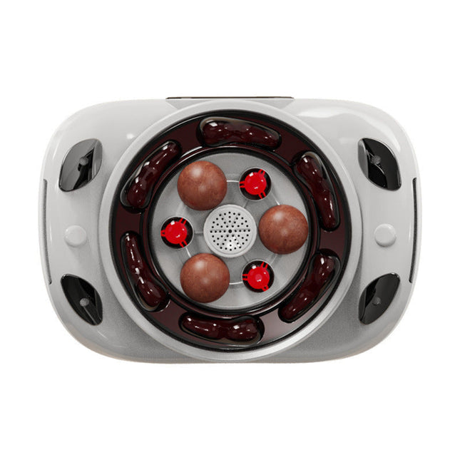 Portable Abdominal Massage Device with Adjustable Intensity and Moxibustion Support