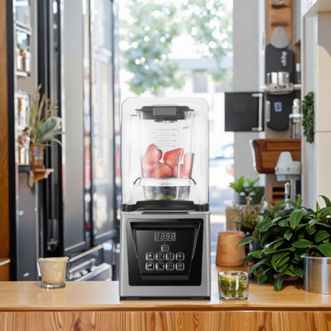 1500W High-Power Blender with 2L Jug, 5+ Speed Control for Smoothies & Ice Crushing