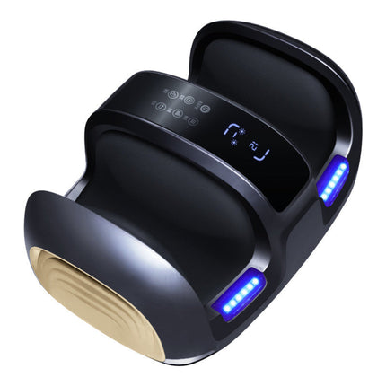 Portable Foot and Calf Massager with Multiple Intensity Modes and Touchscreen