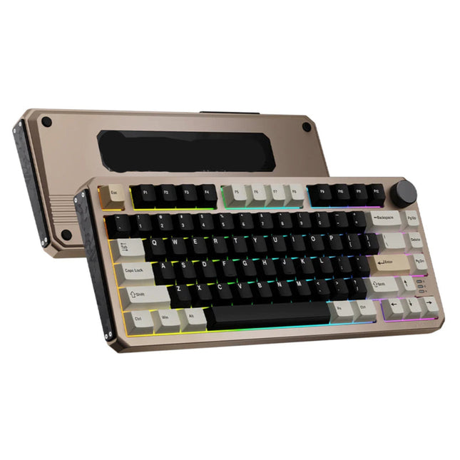 Compact 75% Mechanical Keyboard with Magnetic Switches, RGB Backlighting, Anti-Ghosting & Wrist Support (USB-C)