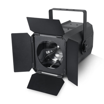 200W COB LED Zoom Spotlight 10–60° with DMX Sound Control for Video and Theatre