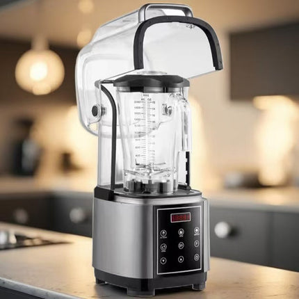 High-Power 2L Blender with 1500W Motor, PC Cup & 5-Speed Touch Control – Smoothies, Whisk & Chopper