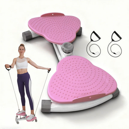Adjustable Waist Twister Exercise Platform with Foot Massage, Portable Home Workout Board