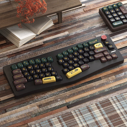 125-Key Retro Forest PBT Keycaps Set – MOA Profile for MX Switch Mechanical Keyboards