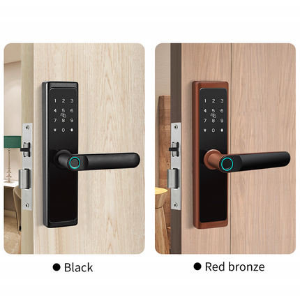WiFi Fingerprint Smart Door Lock with Touchscreen, App & Password Access