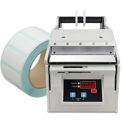 Digital Label Dispenser for 5-100mm Labels Automatic and Adjustable