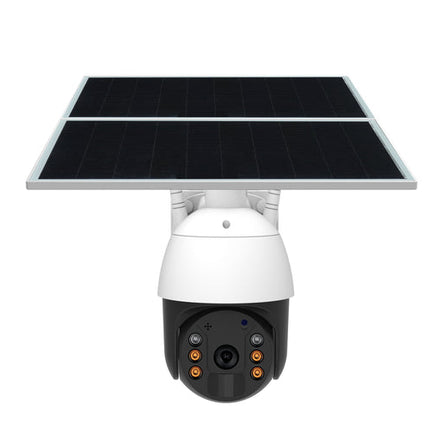 Rechargeable 4G Solar Security Camera 3MP AI Human Detection 355° Rotation