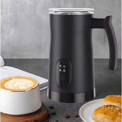 Electric Milk Frother for Hot and Cold Foam with Quiet Motor, 400W