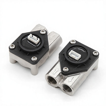 Compact Stainless Steel Water Flow Sensor for Coffee & Liquid Systems