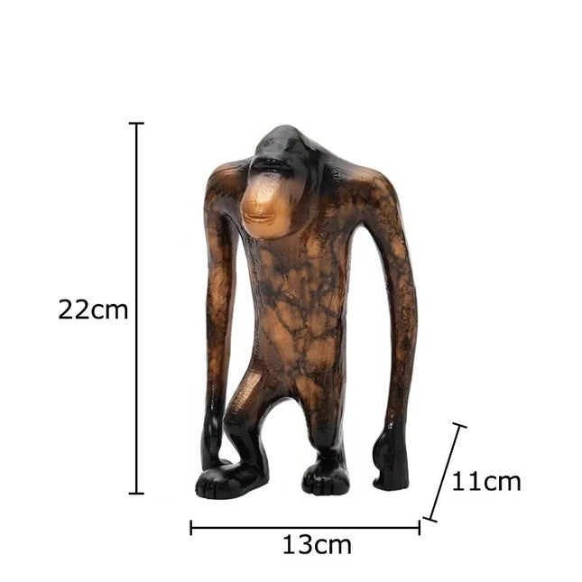 Artistic Resin Gorilla Sculpture for Stylish Interior Décor