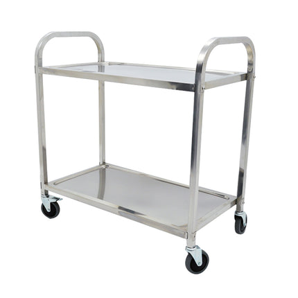 Heavy-Duty Stainless Steel Transport Cart for Kitchen and Dining