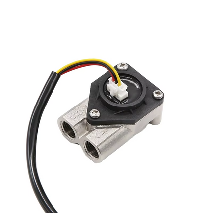 Compact Stainless Steel Water Flow Sensor for Coffee & Liquid Systems