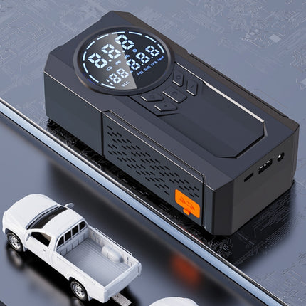 Compact Car Power Pack with 12V Charging, 150 PSI Air Pump & Emergency LED Light