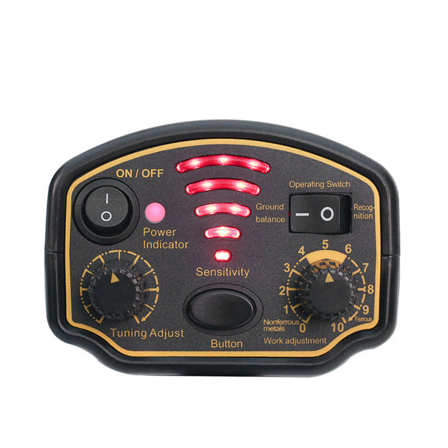 Rechargeable Underground Metal Detector with Sound Alert and Ground Balance