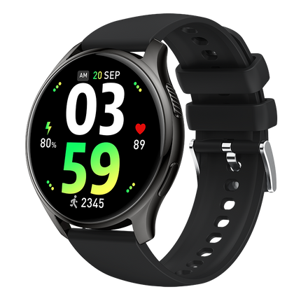 Bluetooth Smart Watch with Touch Screen Fitness Tracking IP68 Water Resistant Design