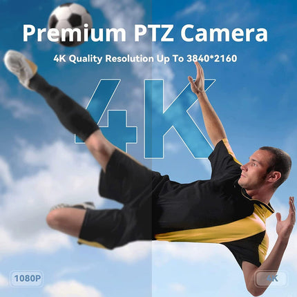 Professional USB PTZ Camera with 5x Optical Zoom for Video Conferencing and Remote Learning