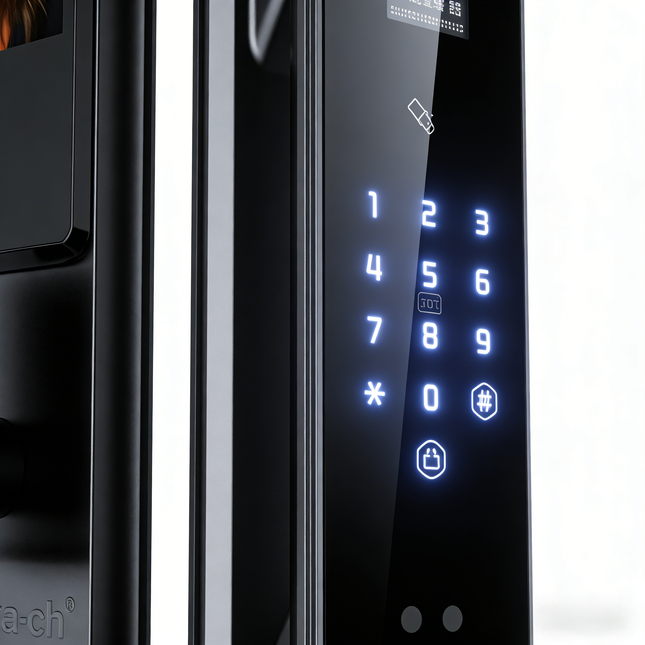 App Controlled Smart Door Lock with Face Recognition, Keypad and Visual Door Viewer