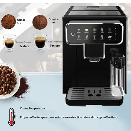 Automatic Barista Coffee Machine with Espresso, Latte & Cappuccino Brewing System
