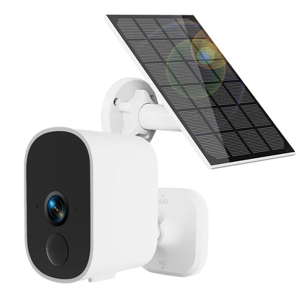 Smart Solar Surveillance Camera 3MP with AI Motion Alerts, Full-Color Night View, Weatherproof Design